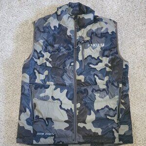 Kuiu Goose Down Camo Vest Men's Large - Excellent Condition